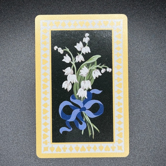 Vintage Tiffany & Co. 5 of Spades Playing Card - Picture 1 of 3